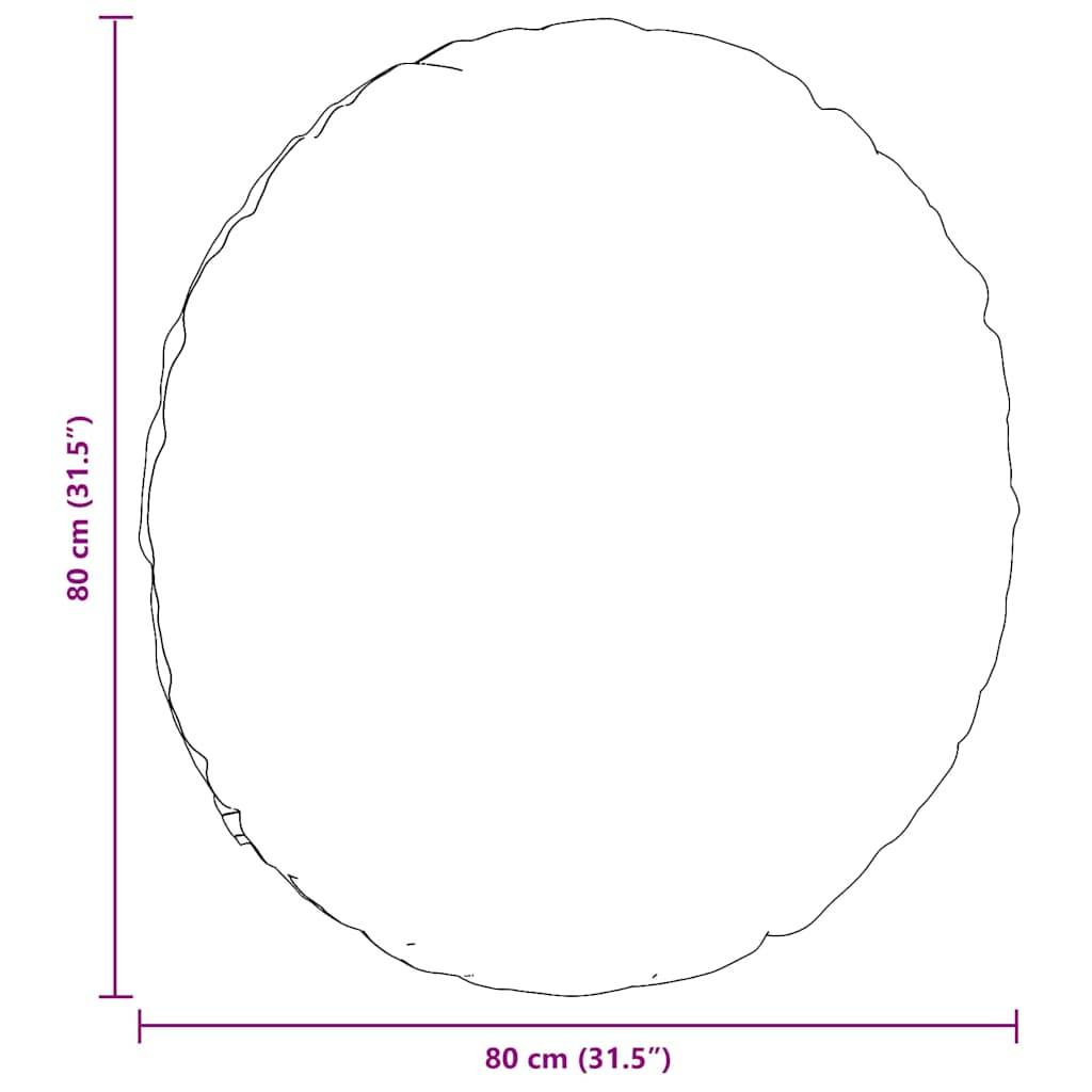 vidaXL Sitzkissen 2 pcs Braun Ø 80 x 29 cm Samt