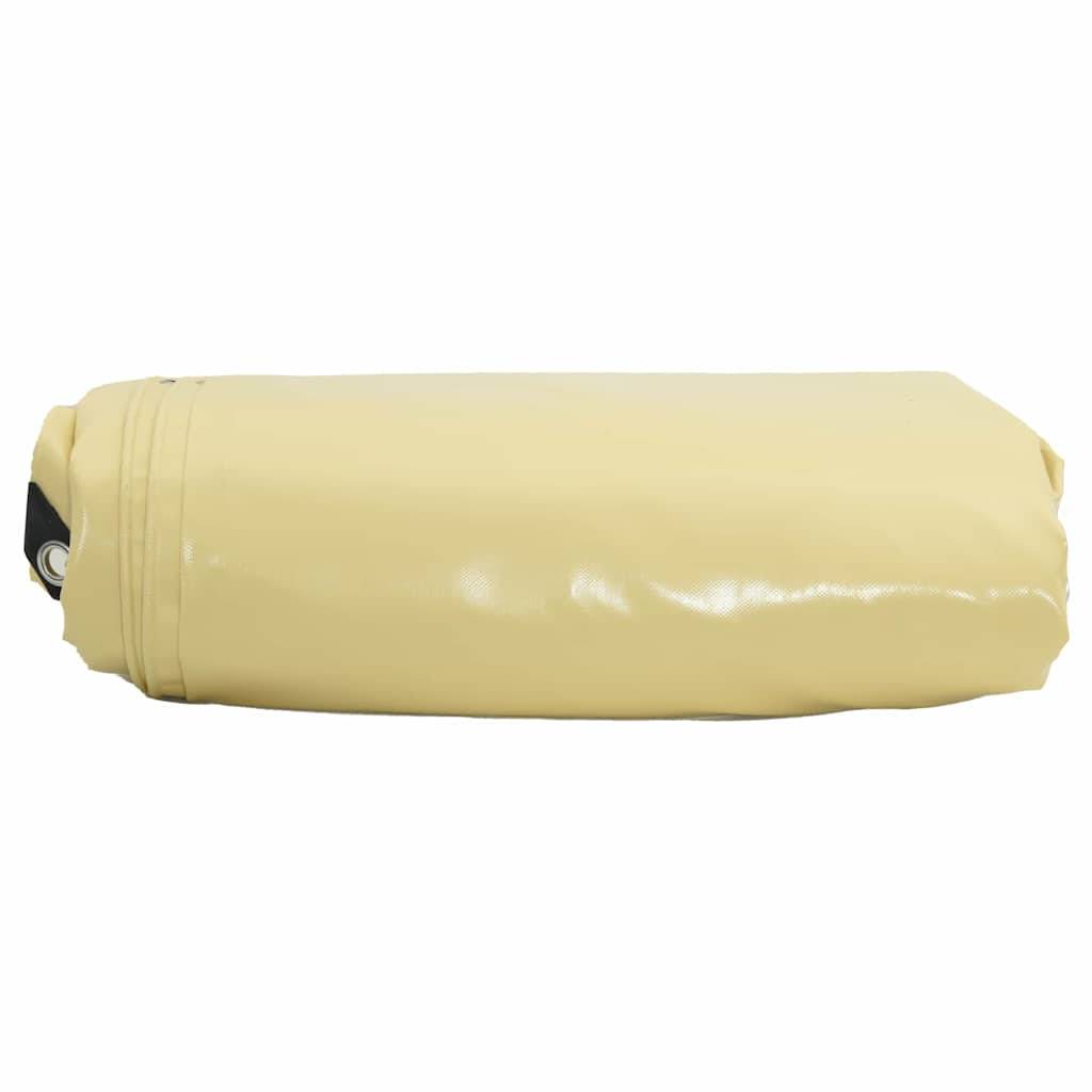 vidaXL Plane 650g / m² Beige 1,5 x 2 m Canvas mit PVC-Beschichtung
