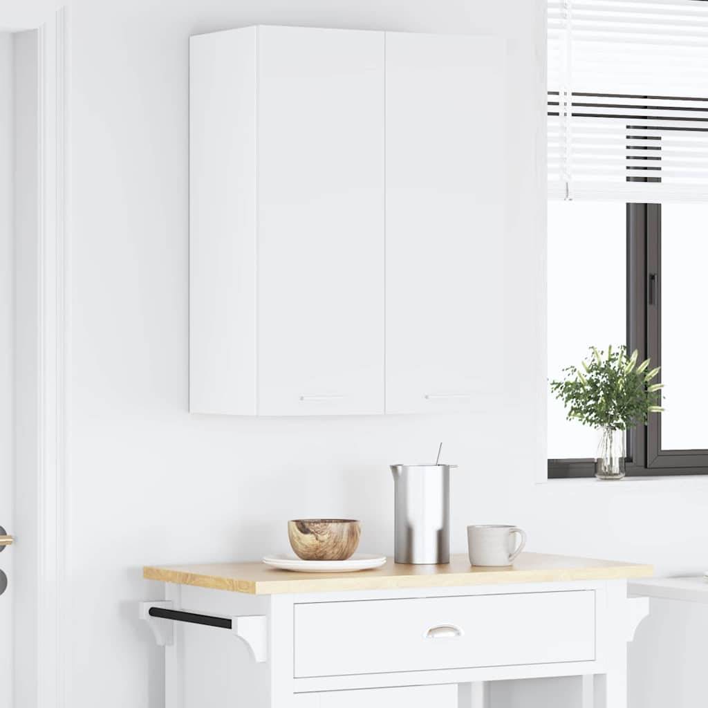 vidaXL Hängeschrank mit Speicher Weiß 60 x 31 x 80 cm Holzwerkstoff