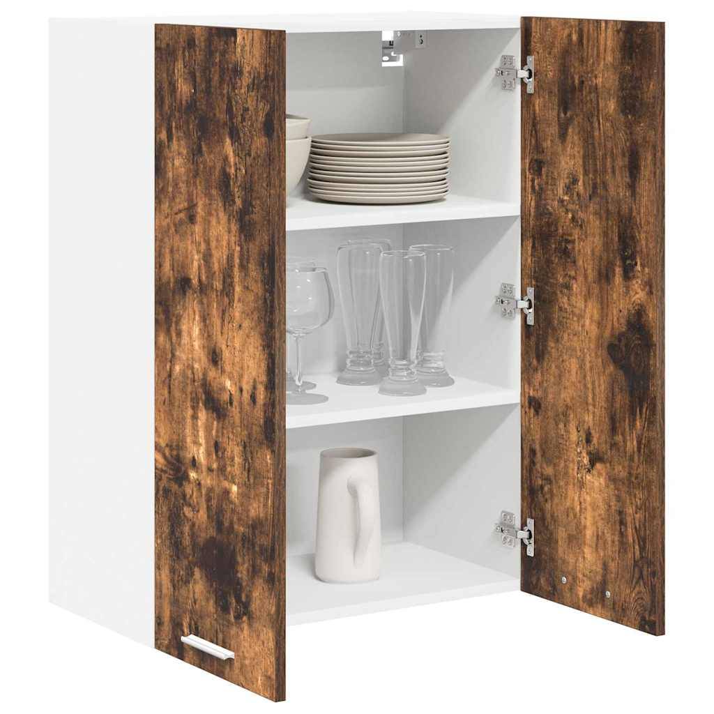vidaXL Hängeschrank Geräucherte Eiche 60 x 31 x 80 cm Holzwerkstoff