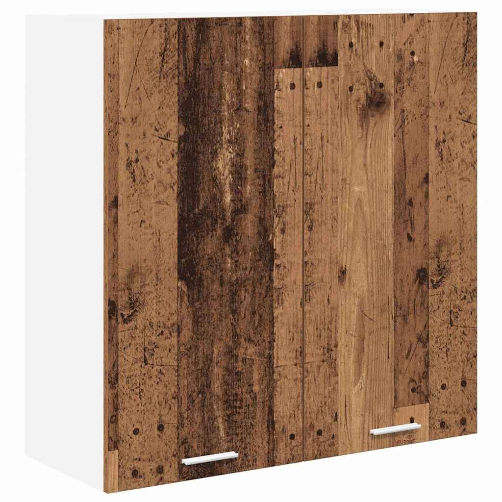 vidaXL Hängeschrank mit Speicher Altholz 80 x 31 x 80 cm Holzwerkstoff