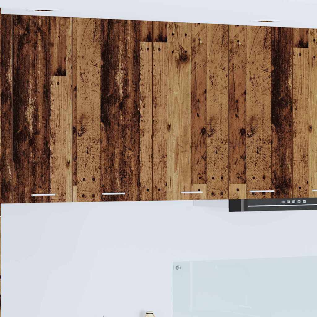 vidaXL Hängeschrank mit Speicher Altholz 80 x 31 x 80 cm Holzwerkstoff