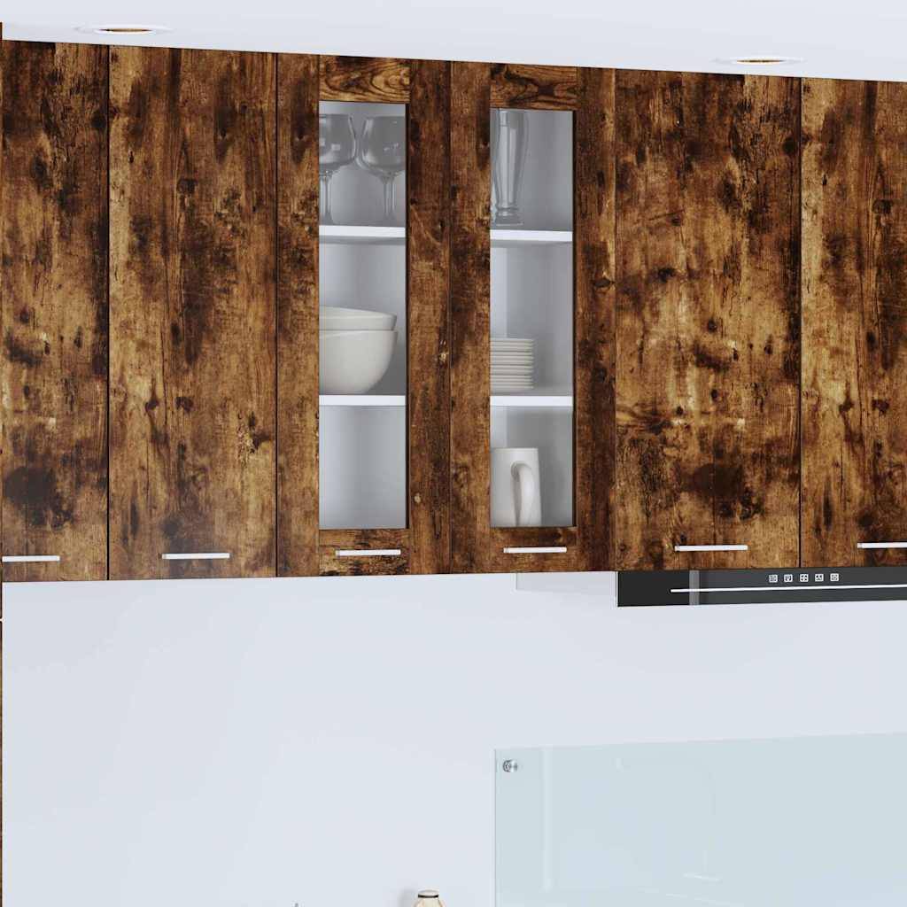 vidaXL Hängeschrank Geräucherte Eiche 60 x 31 x 80 cm Holzwerkstoff