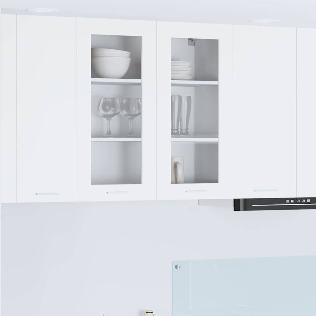 vidaXL Hängeschrank mit Speicher Weiß 80 x 31 x 80 cm Holzwerkstoff