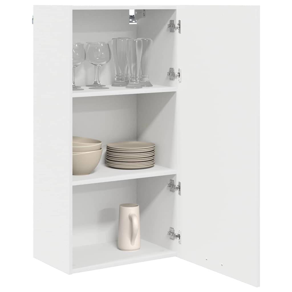 vidaXL Hängeschrank mit Speicher Weiß 50 x 31 x 100 cm Holzwerkstoff