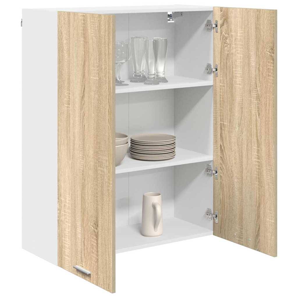 vidaXL Hängeschrank Sonoma-Eiche 80 x 31 x 100 cm Holzwerkstoff