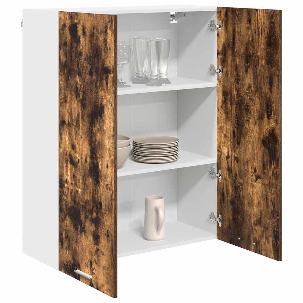vidaXL Hängeschrank Geräucherte Eiche 80 x 31 x 100 cm Holzwerkstoff