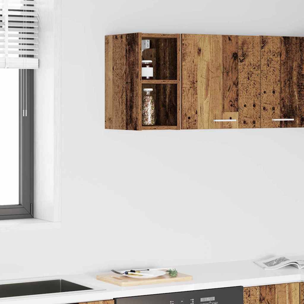 vidaXL Hängeschrank Altholz 20 x 29,5 x 40 cm Holzwerkstoff