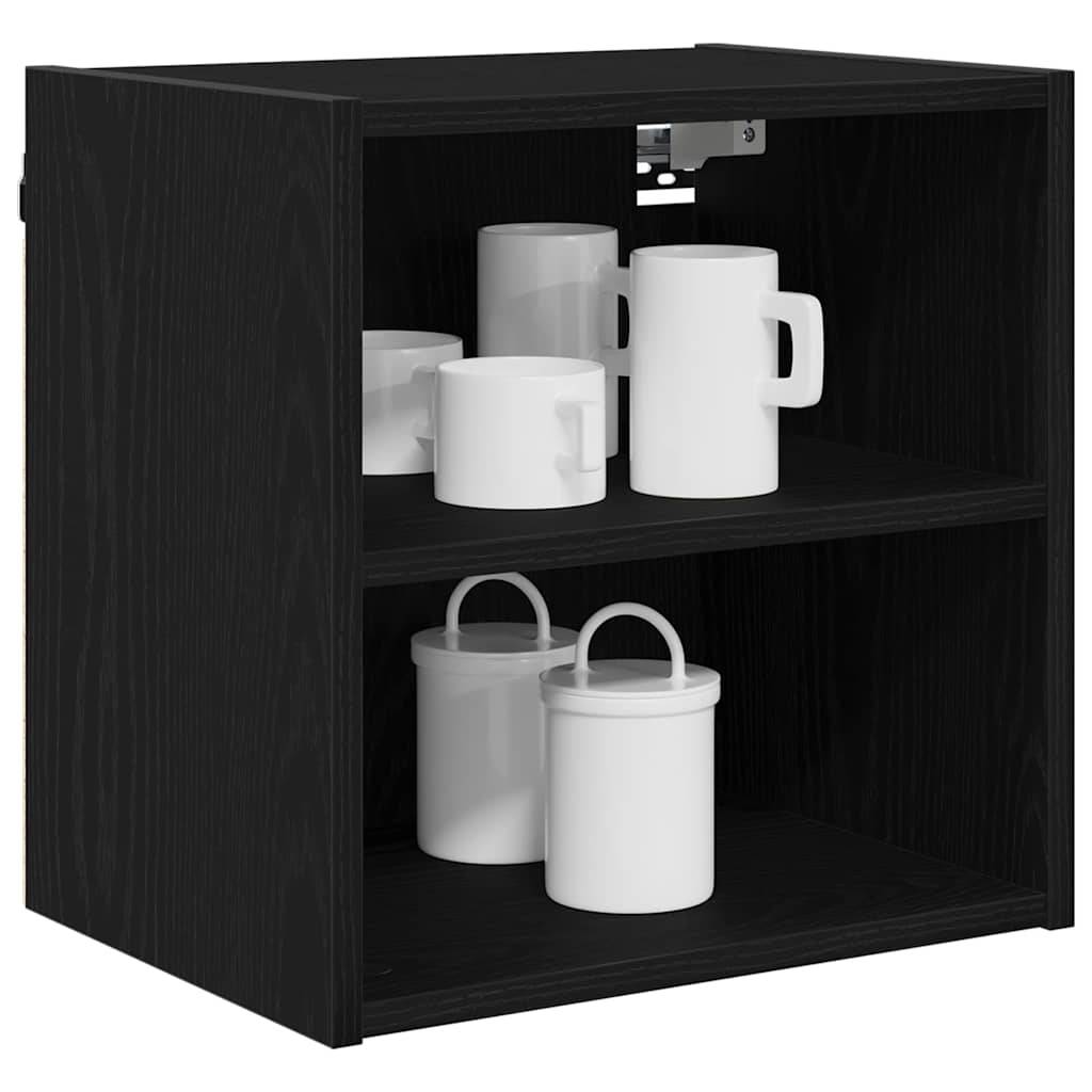 vidaXL Hängeschrank Schwarz Eichen-Optik 40 x 29,5 x 40 cm
