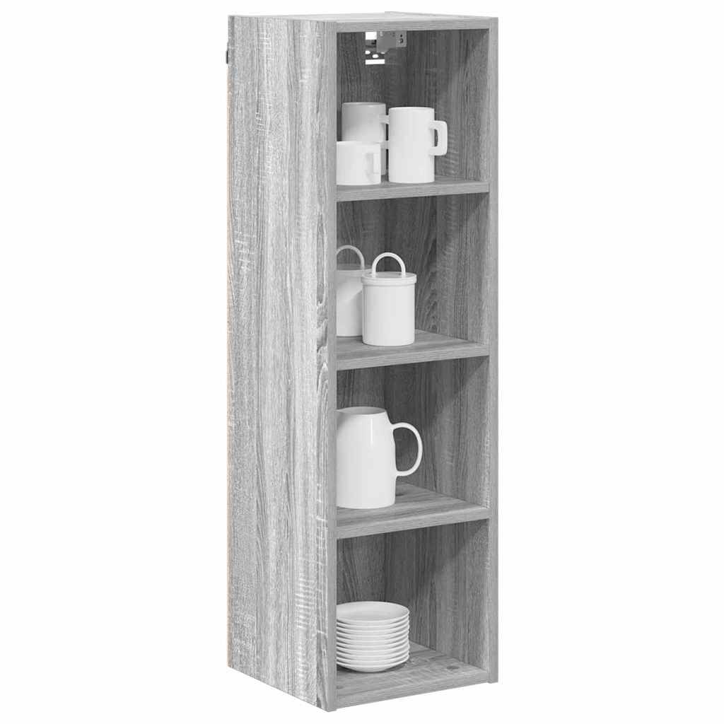 vidaXL Hängeschrank Graues Sonoma 30 x 29,5 x 100 cm Holzwerkstoff