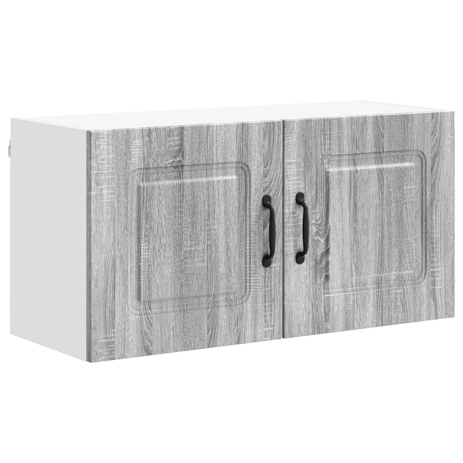 vidaXL Geschirrspülerfront Kalmar Graues Sonoma 80 x 31 x 40 cm