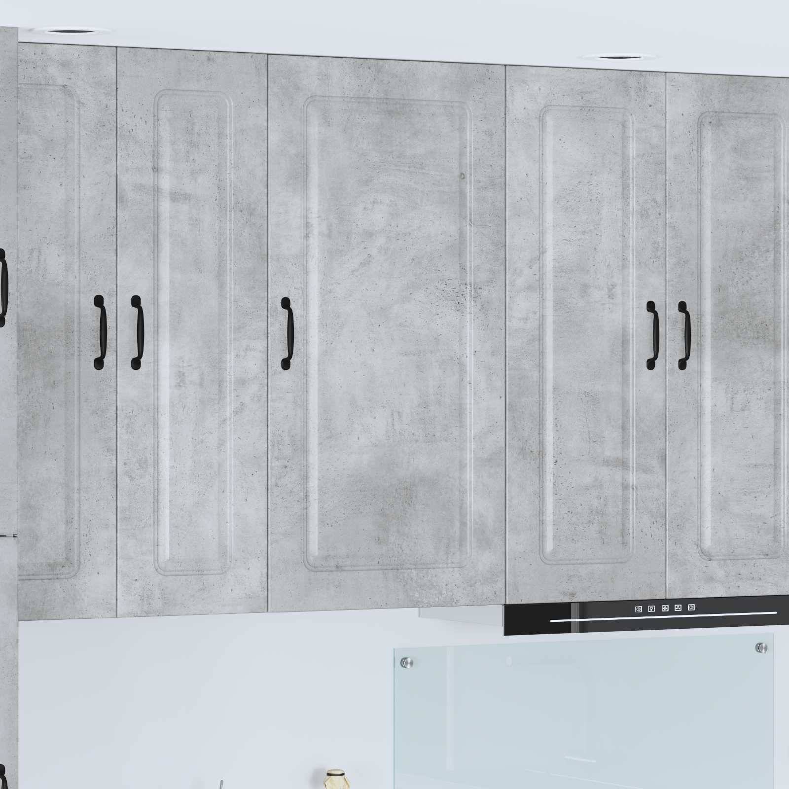 vidaXL Geschirrspülerfront Kalmar Beton Grau 50 x 31 x 100 cm
