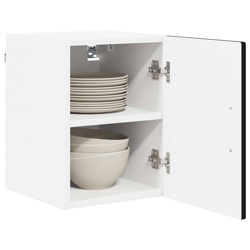 vidaXL Küchenschrank Lucca Schwarz 30 x 31 x 40 cm Holzwerkstoff