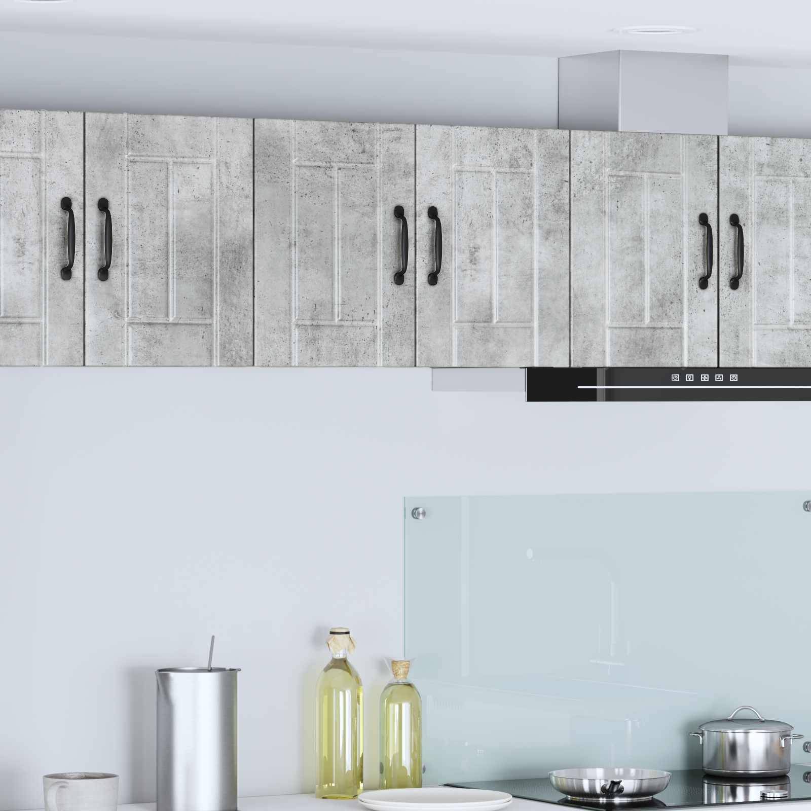 vidaXL Küchenschrank Lucca 2 pcs Betongrau 30 x 31 x 40 cm