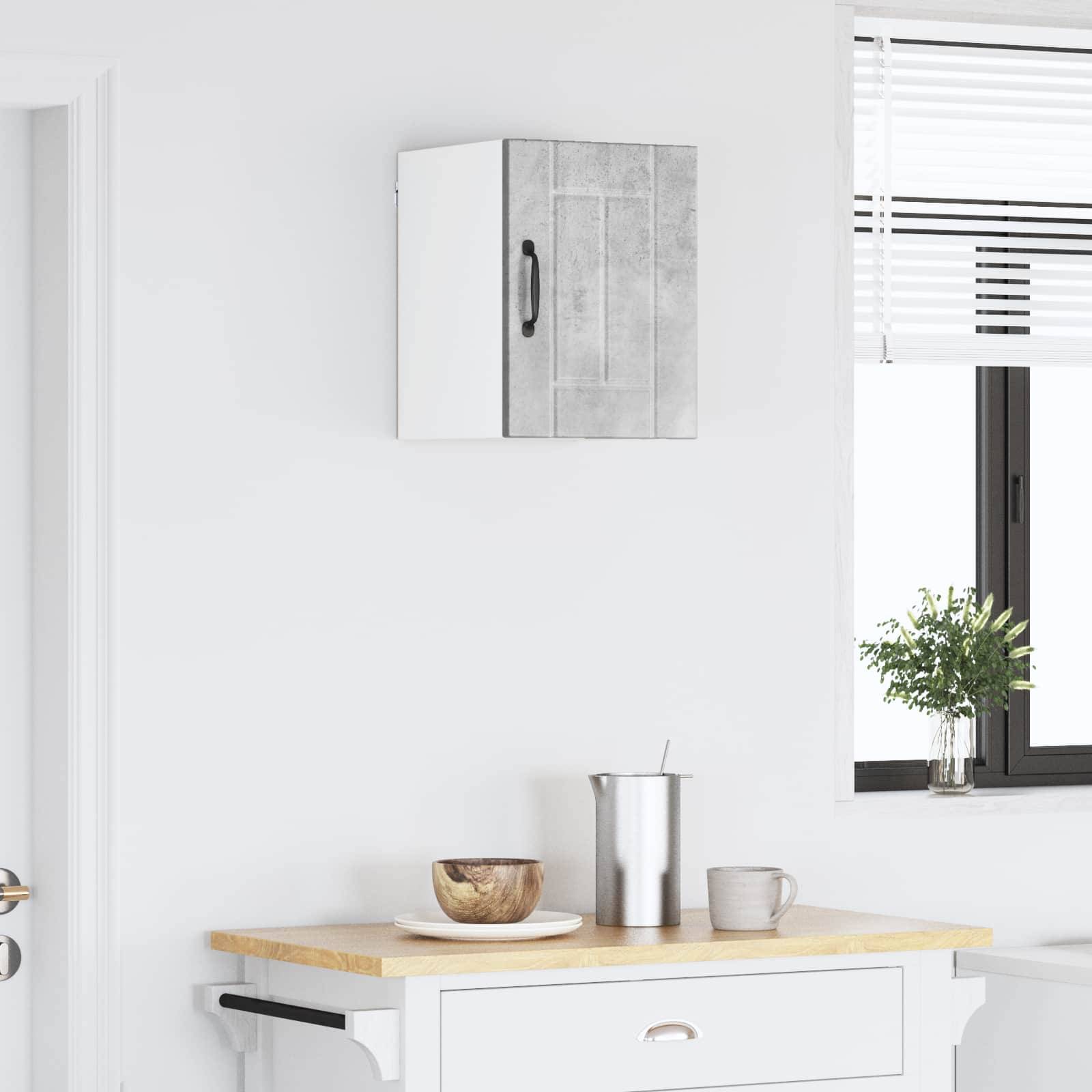 vidaXL Küchenschrank Lucca Beton Grau 30 x 31 x 40 cm Holzwerkstoff