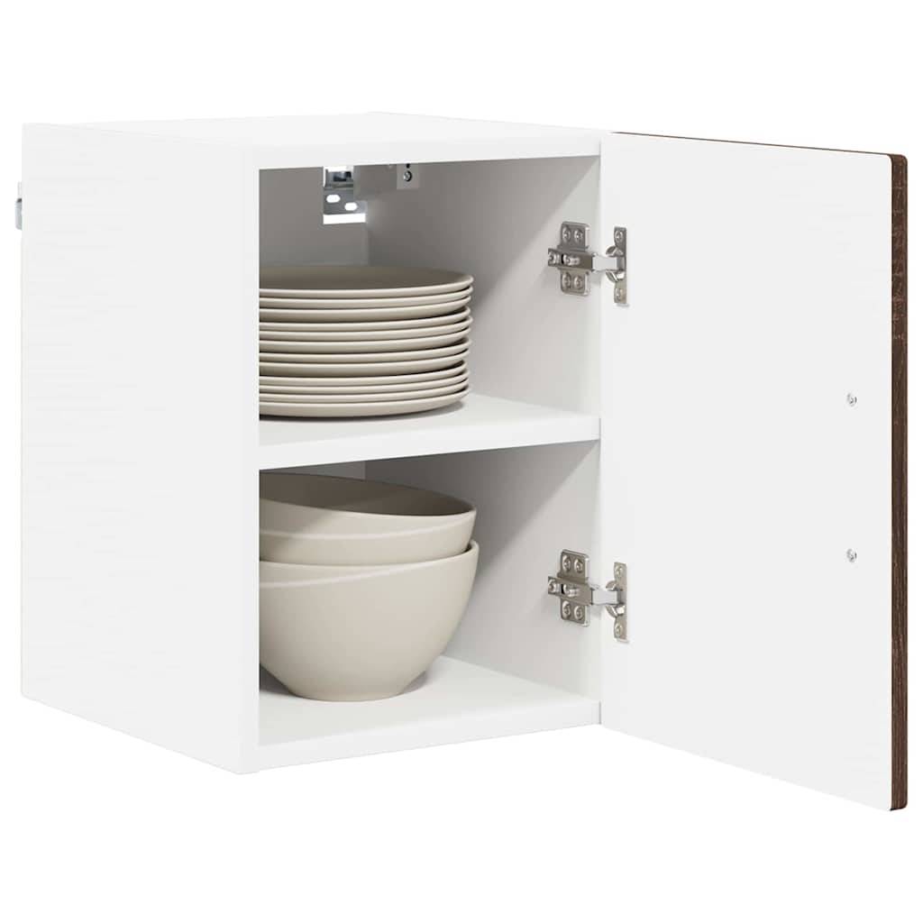 vidaXL Küchenschrank Lucca Brauneiche 30 x 31 x 40 cm Holzwerkstoff
