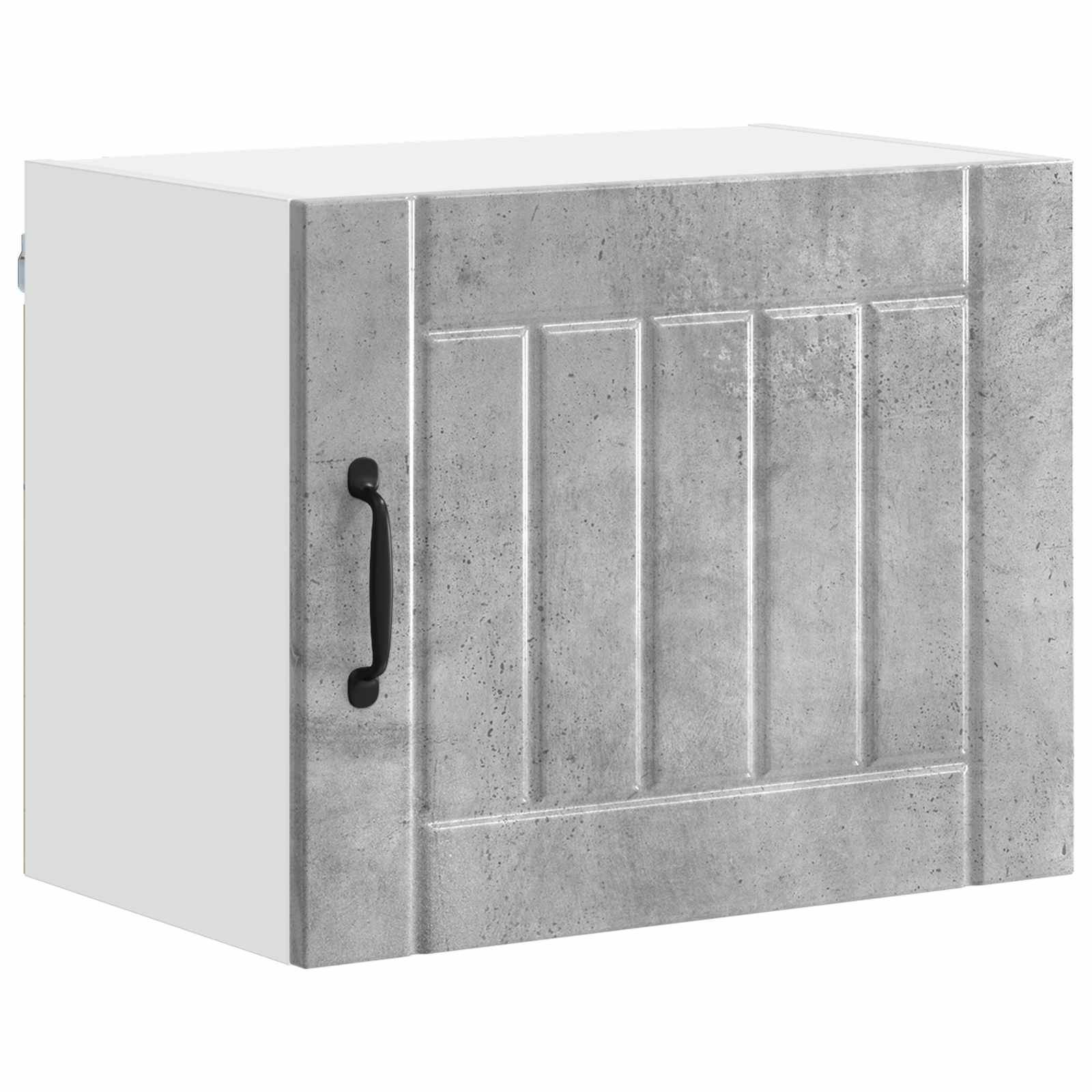 vidaXL Küchenschrank Lucca Betongrau 50 x 31 x 40 cm Holzwerkstoff