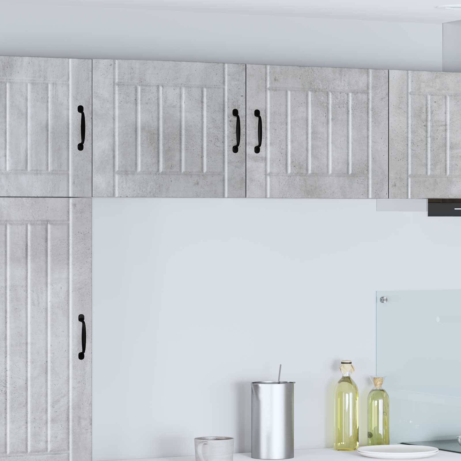 vidaXL Küchenschrank Lucca Betongrau 50 x 31 x 40 cm Holzwerkstoff