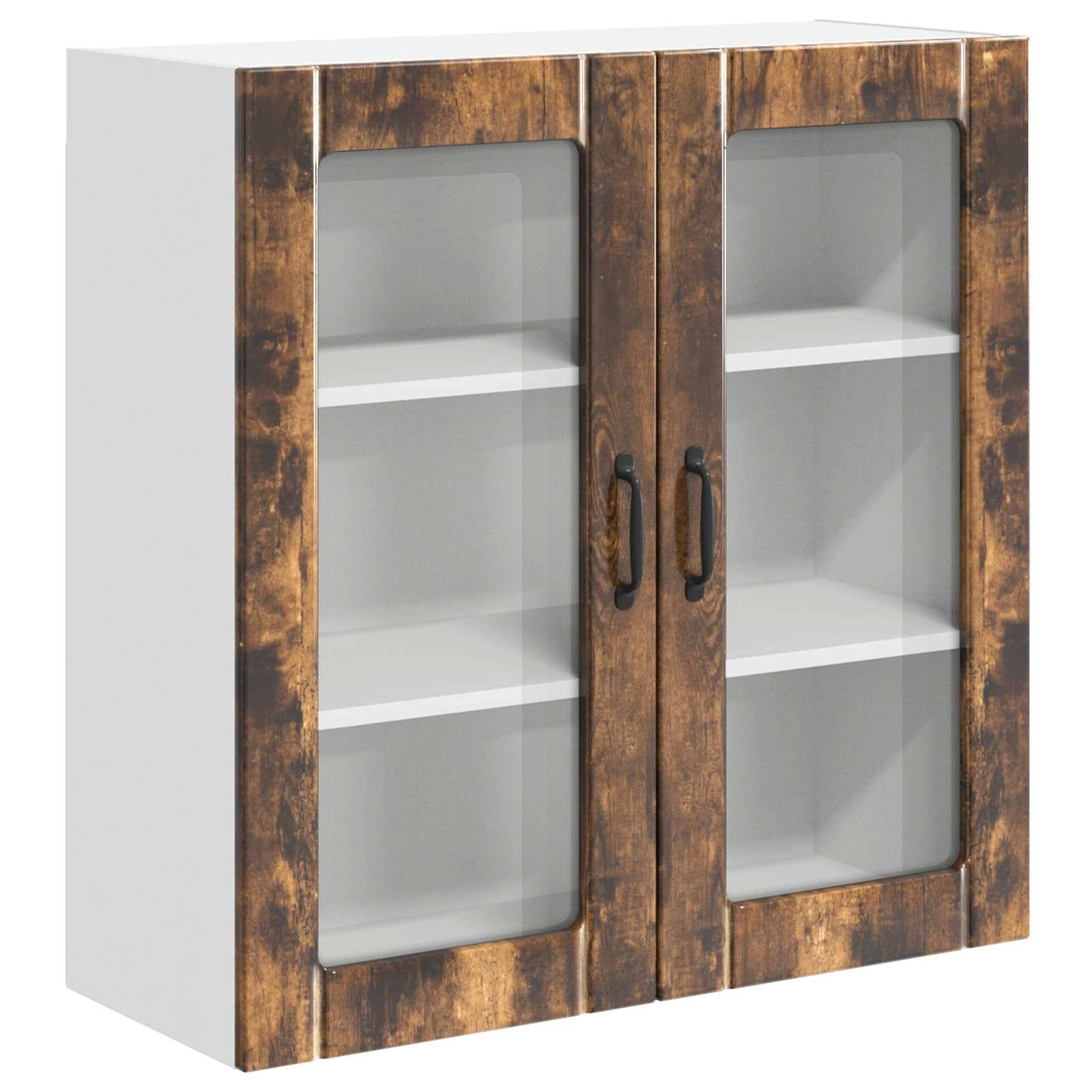 vidaXL Küchenschrank Lucca Geräucherte Eiche 80 x 31 x 80 cm
