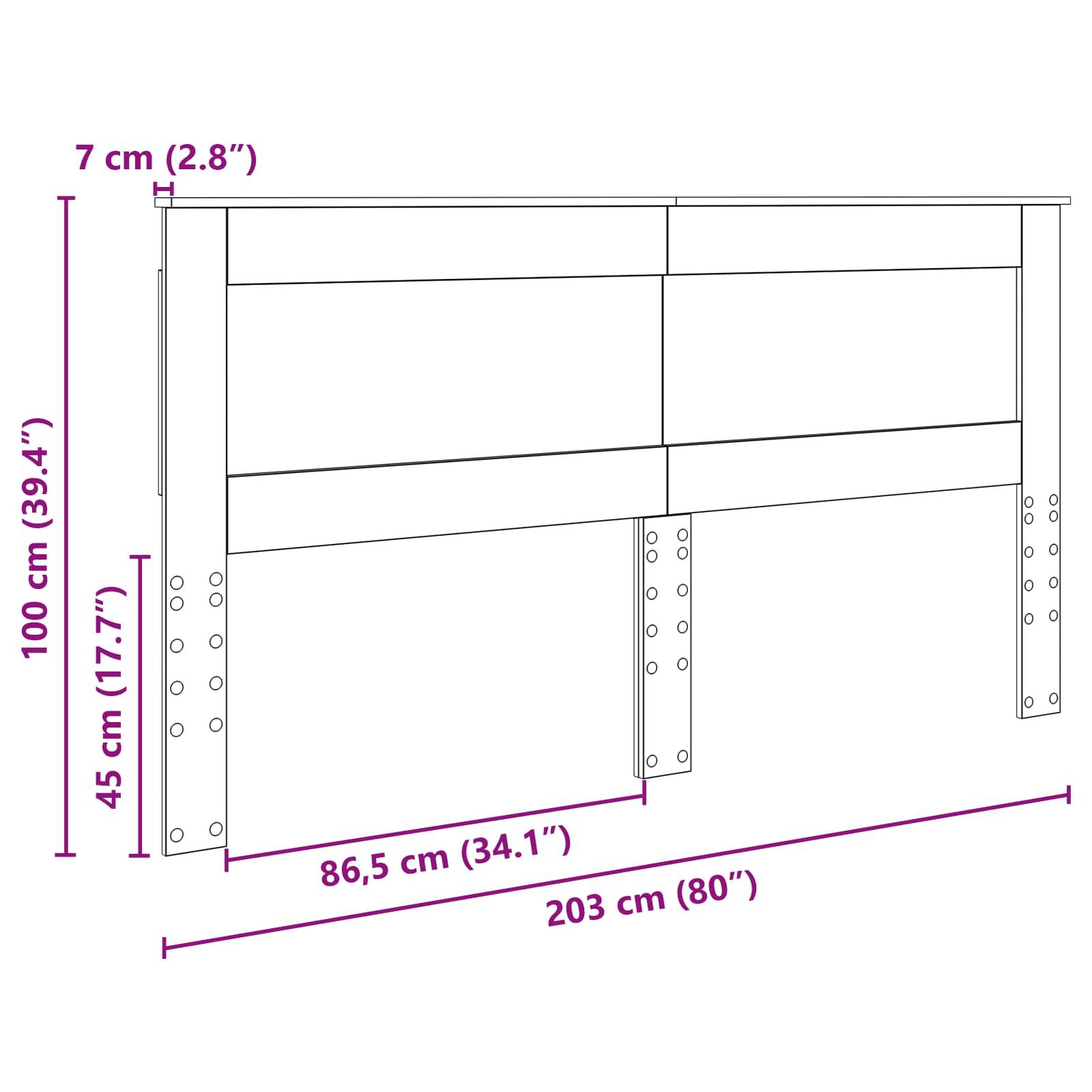 „Metallbettrahmen-Diagramm