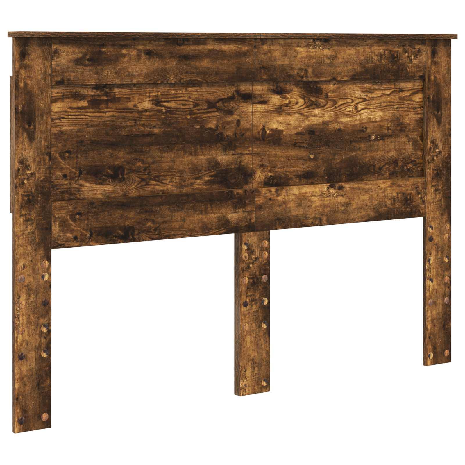 vidaXL Kopfteil mit Kopfteil Geräucherte Eiche 150 cm Holzwerkstoff
