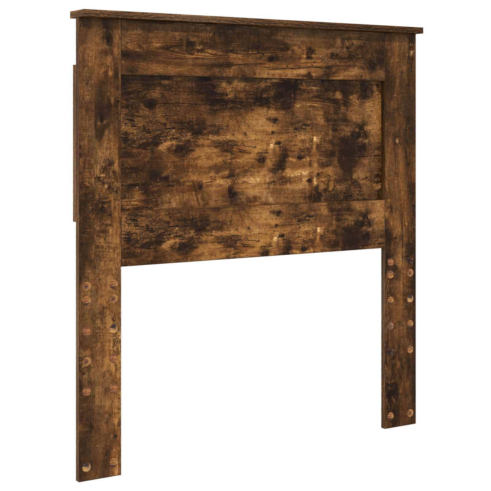 vidaXL Kopfteil mit Kopfteil Geräucherte Eiche 100 cm Holzwerkstoff