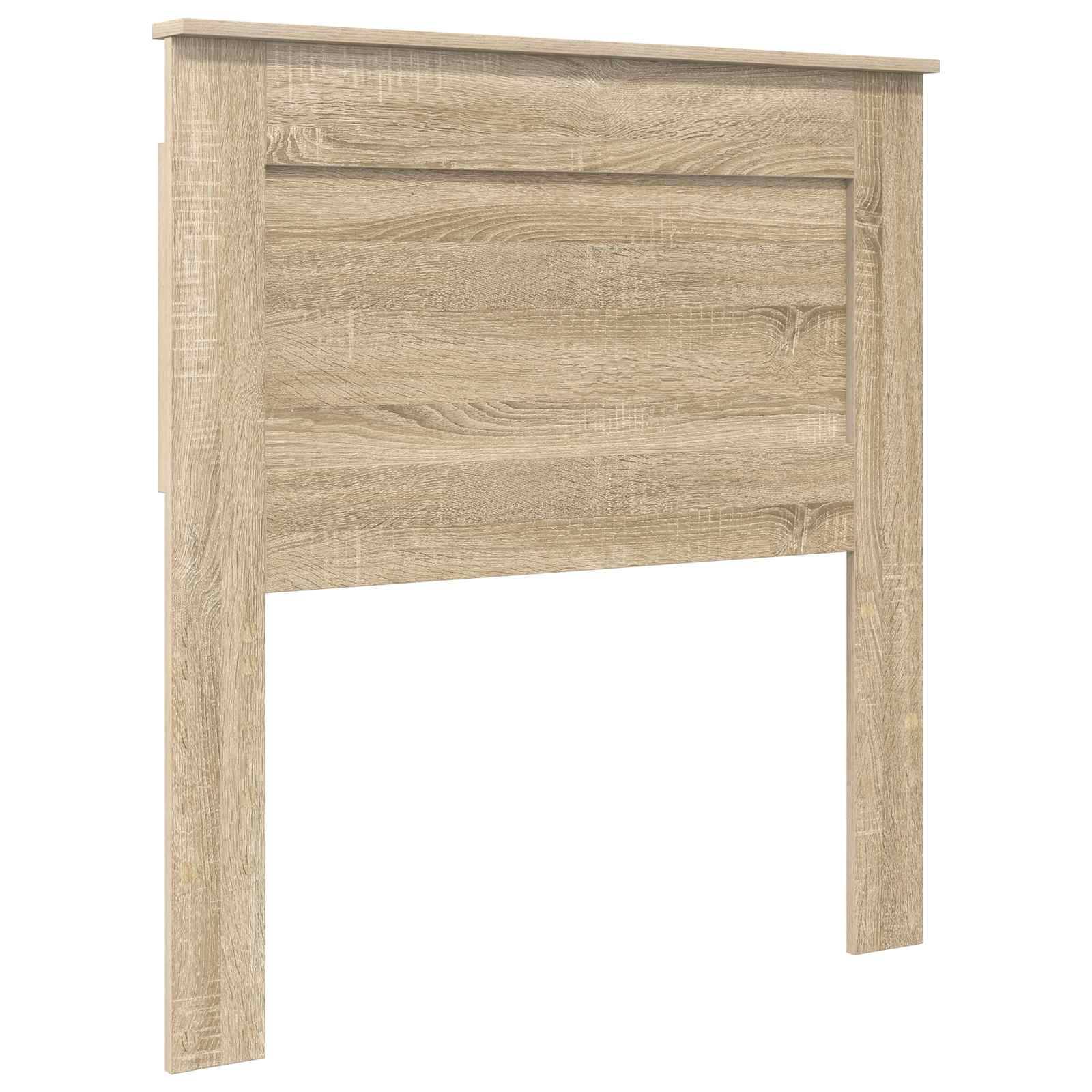 vidaXL Kopfteil mit Kopfteil Sonoma-Eiche 80 cm Holzwerkstoff