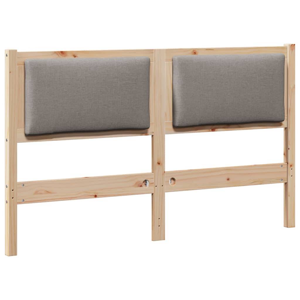 vidaXL Kopfteil Sonstiges Braun 160 cm Massivholz Kiefer