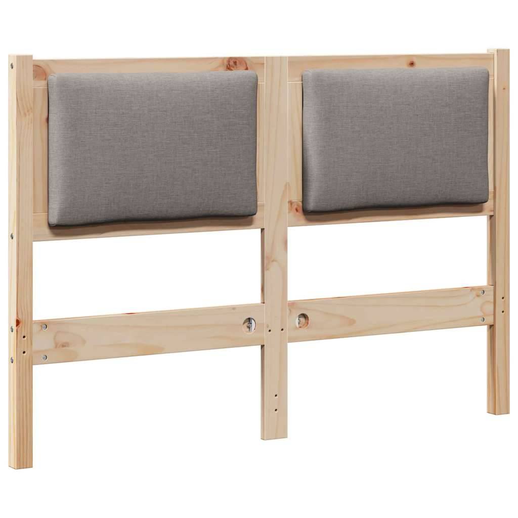 vidaXL Kopfteil Sonstiges Braun 135 cm Massivholz Kiefer