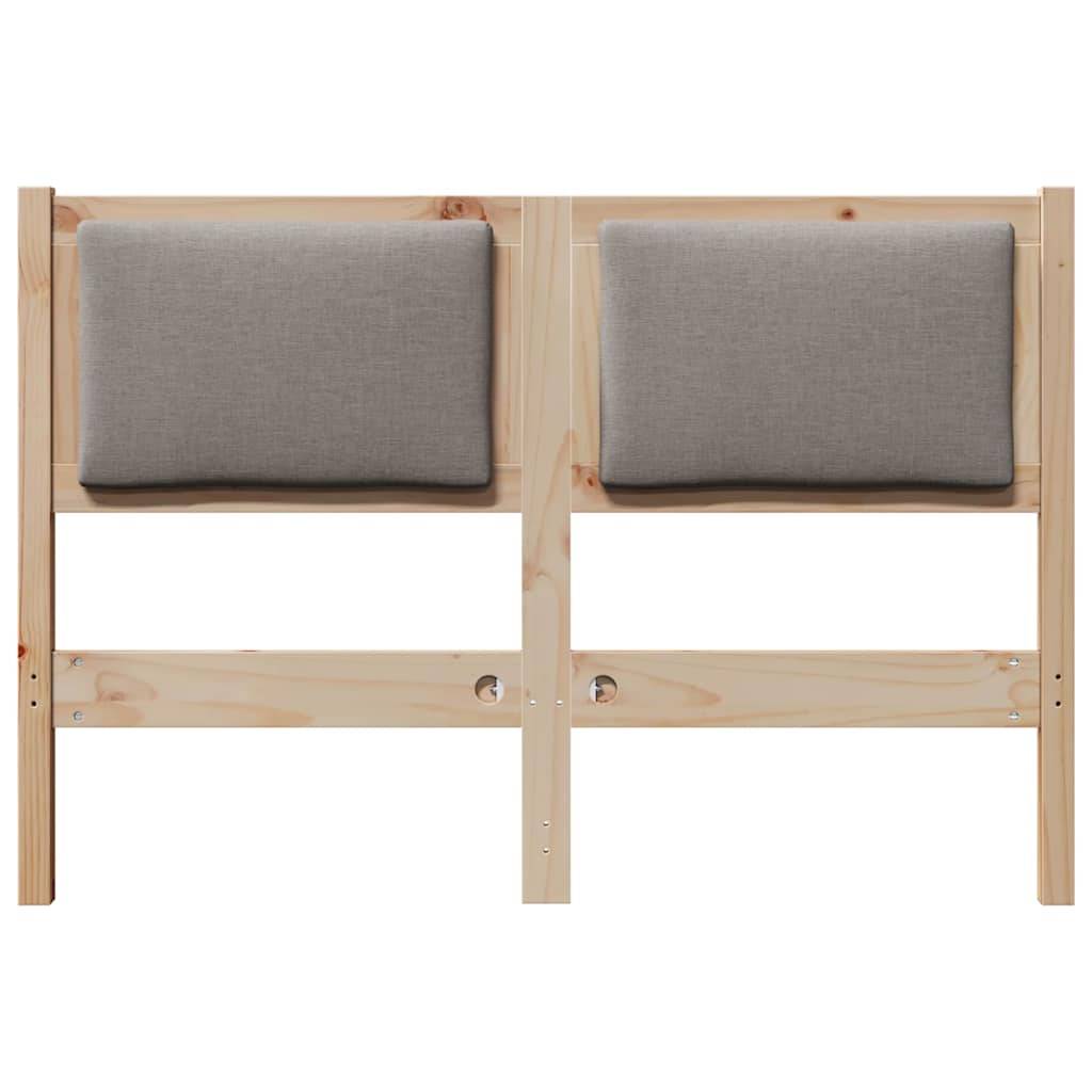 vidaXL Kopfteil Sonstiges Braun 135 cm Massivholz Kiefer