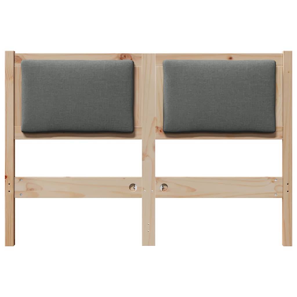vidaXL Kopfteil Sonstiges Braun 120 cm Massivholz Kiefer