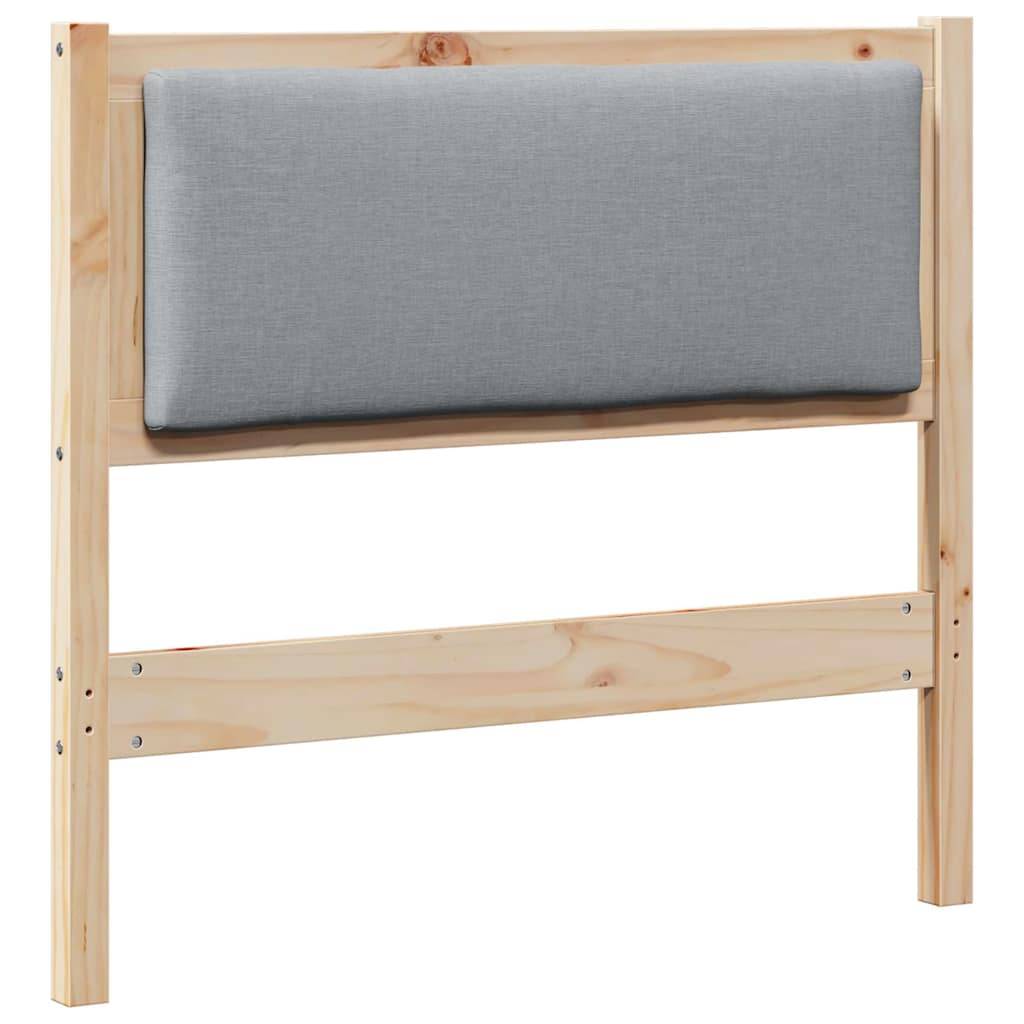 vidaXL Kopfteil Braun Massivholz Kiefer