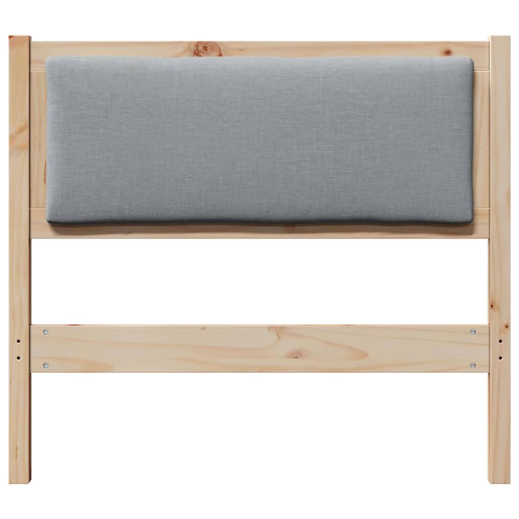 vidaXL Kopfteil Braun Massivholz Kiefer