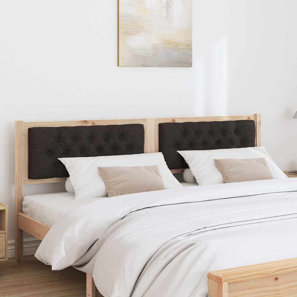 vidaXL Kopfteil Sonstiges Braun und Schwarz 180 cm Massivholz Kiefer