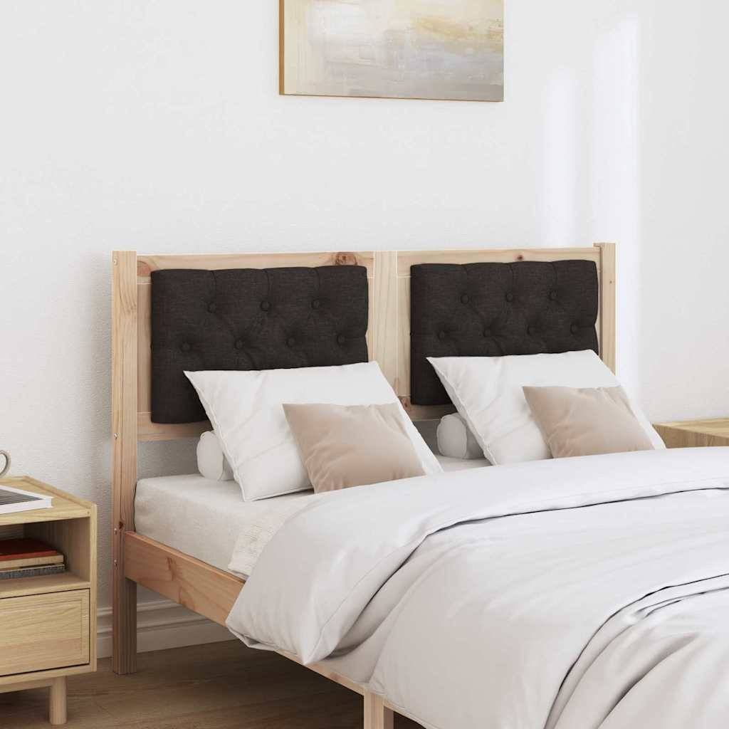 vidaXL Kopfteil Sonstiges Braun und Schwarz 120 cm Massivholz Kiefer