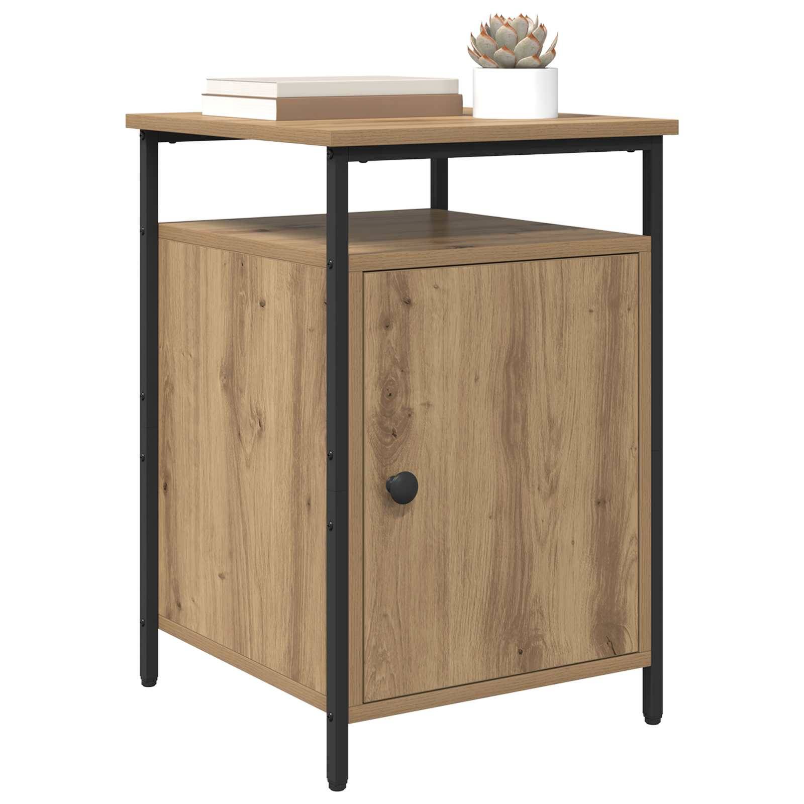 vidaXL Nachttisch Artisan-Eiche 40 x 42 x 60cm Holzwerkstoff