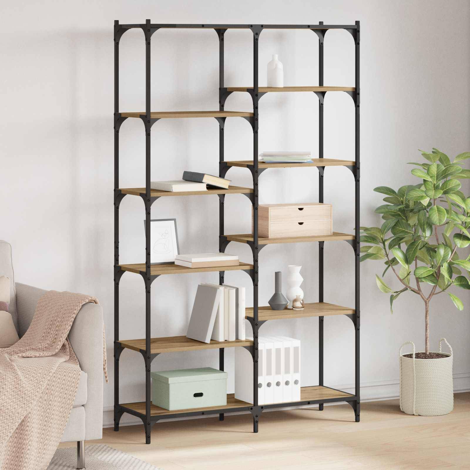 vidaXL Regal Artisan-Eiche 100 x 32 x 170 cm Holzwerkstoff