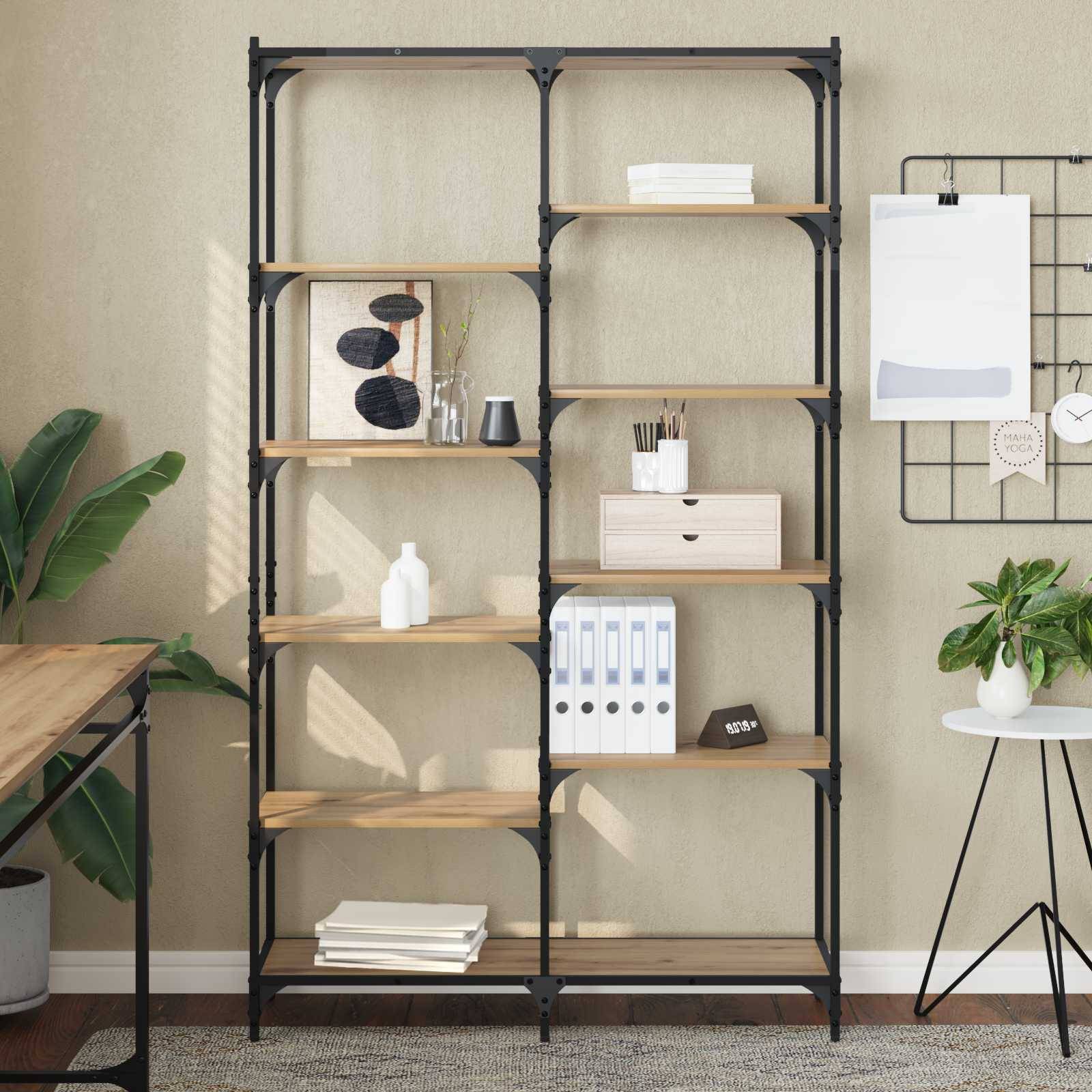 vidaXL Regal Artisan-Eiche 100 x 32 x 170 cm Holzwerkstoff