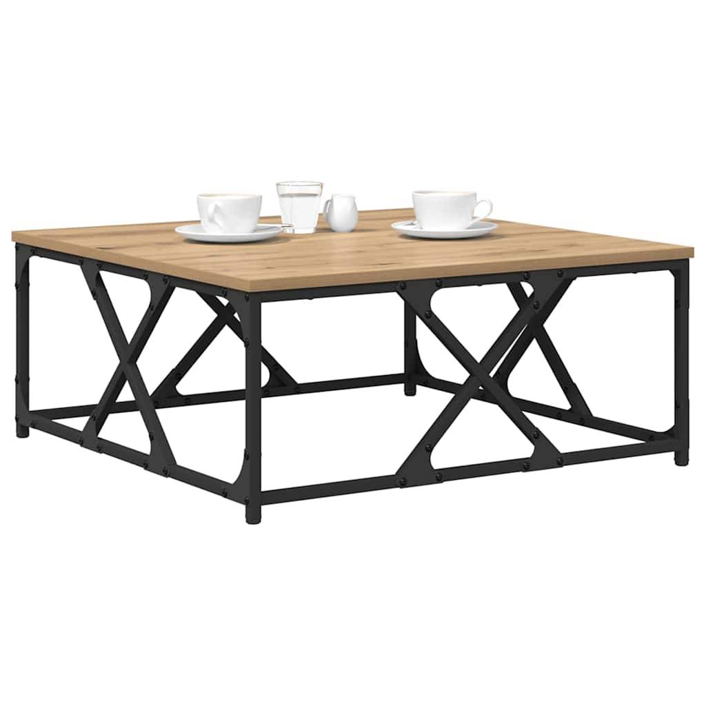 vidaXL Couchtisch Artisan-Eiche 70 x 70 x 30 cm Holzwerkstoff