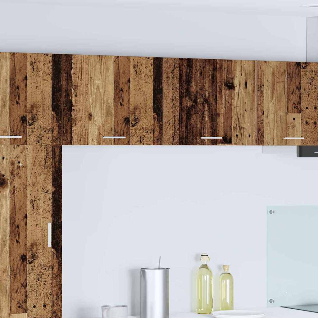 vidaXL Hängeschrank Altes Holz und Weiß 50 x 31 x 40 cm Holzwerkstoff