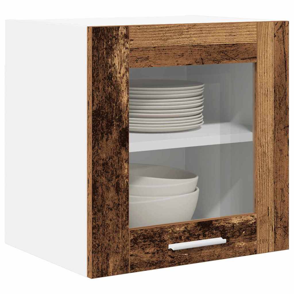 vidaXL Hängeschrank 2 pcs Altholz 40 x 31 x 40 cm Holzwerkstoff