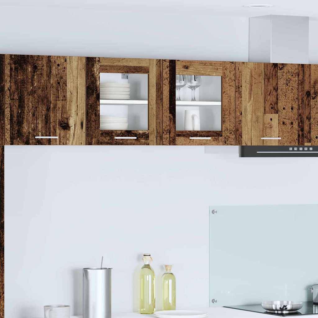 vidaXL Hängeschrank 2 pcs Altholz 40 x 31 x 40 cm Holzwerkstoff