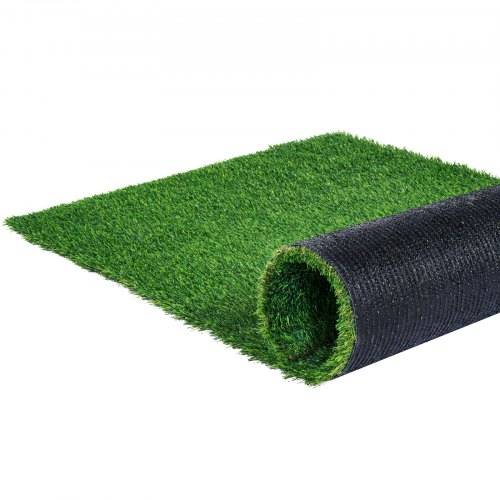 VEVOR Kunstrasen 1530x3050mm Rasenteppich Meterware PP+PE-Materialien Kunstrasenteppich 35mm Florhöhe Dichte von 17.000 Stichen mit Entwässerungslö