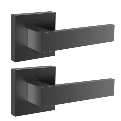 VEVOR 145 x 145 mm Dummy Türklinke Türbeschläge, 2-teilige Schrankgriffe Dekorative Türgriffe, Türdrücker Geeignet für Türgriff der Badezimmer