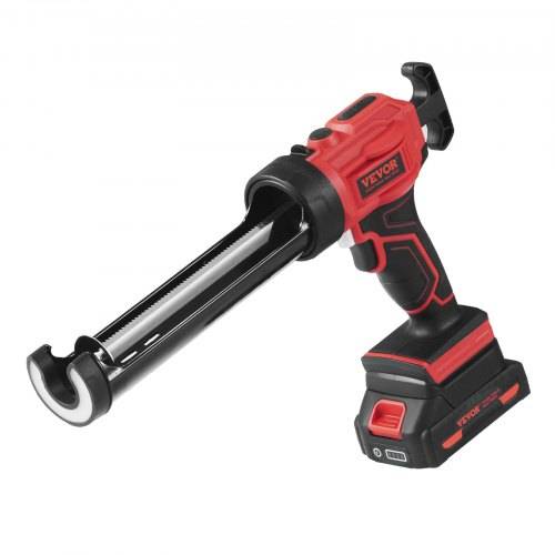 VEVOR Akku-Kartuschenpistole Kartuschenpresse Silikonpistole (20 V, für 300 ml-Kartuschen, bis zu 270 kg, 4-Gang einstellbare Drehzahl, Inkl. Akku