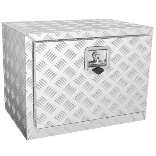 VEVOR Unterboden-Lkw-Box, 610 x 335 x 405 mm Pickup-Aufbewahrungsbox, Aluminium-Werkzeugkasten mit Schloss & Schlüsseln, Wasserdichte Anhänger-Werkz