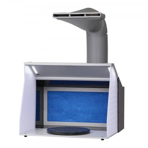 VEVOR Airbrush Spritzkabinen Bausatz 405 x 330 x 355 m, Tragabre Airbrush-Absauganlage, Airbrush Spritzkabine Absauganlage 5,2 m³/min mit Doppelte