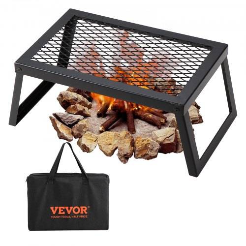VEVOR BBQ Gills Holzkohlegrill Klappgrill 458 x 305 x 205 mm, Tischgrill Tragbarer Reisegrill 6 kg Belastbar, Outdoor Faltbar Picknickgrill