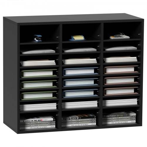 VEVOR Briefablage Schreibtisch Organizer 997 x 305 x 680 mm, 2,3_5,6 cm Einstellbar A4 Stapelbar Quer, Papierablage, Aufbewahrung Schreibtisch