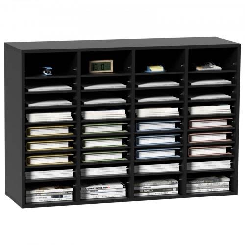 VEVOR 997 x 305 x 680 mm Briefablage Schreibtisch Organizer, 2,3_5,6 cm Einstellbar A4 Stapelbar Quer, Papierablage, Aufbewahrung Schreibtisch